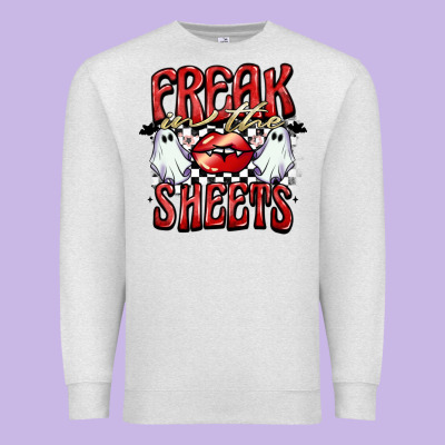 Freak In The Sheets Premium Sweatshirt Designed By Barkaloodesign