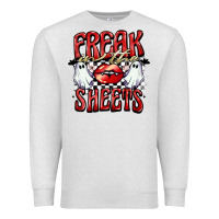 Oatmeal Heather freak in the sheets Premium Sweatshirt - BarkalooDesign