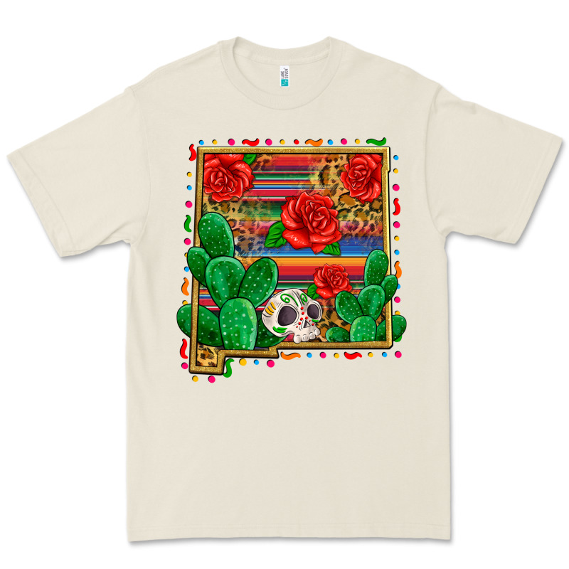 New Mexico Map Premium Tee by Zillion Design Studio | Teevron