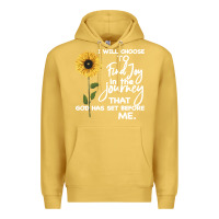 Antique Gold I Will Choose To Find Joy In The Journey That God Premium Hoodie - Bettercallsaul
