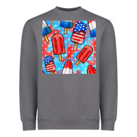 Storm 4th of july popsicle seamless pattern Heavyweight Sweatshirt - BundleAndBundleShop