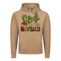 Vintage Coffee cactus feliz navidad Vintage Hoodie - JahusDesignShop