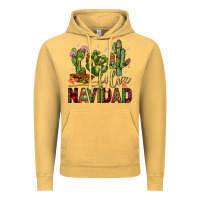 Vintage Mustard cactus feliz navidad Vintage Hoodie - JahusDesignShop