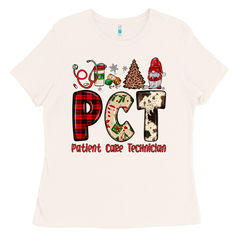Pct Patient Care Technician  Christmas Ladies Tee by JahusDesignShop | Teevron