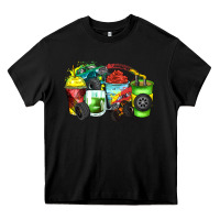 Black monster truck coffee cups Heavy Core Tee - Zillion Design Studio