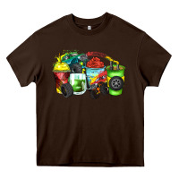 Monster Truck Coffee Cups Heavy Core Tee | Teevron