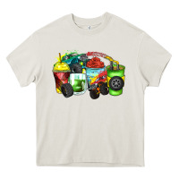 Cream monster truck coffee cups Heavy Core Tee - Zillion Design Studio