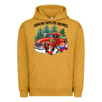Pigment Peanut Butter hanging with my gnomies Urban Hoodie - CowGirlArtShop