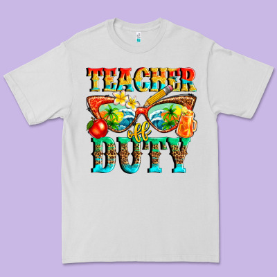 Teacher Off Duty Premium Tee Designed By Texasbilliewilder