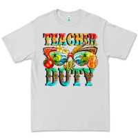 Dove Grey teacher off duty Premium Tee - texasbilliewilder