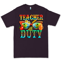 Plum teacher off duty Premium Tee - texasbilliewilder