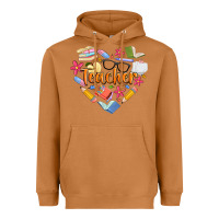 Meerkat teacher heart Heavyweight Hoodie - Artiststas