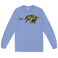 Colony Blue Ankylosaurus T-Rex Long Sleeve Tee - LillyAllenDesigns