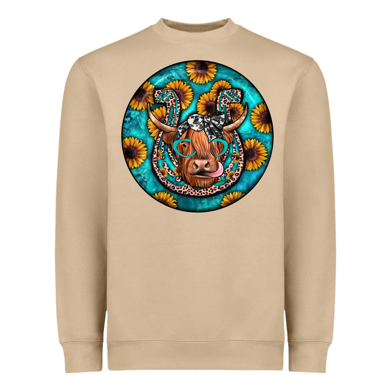 Horseshoe Circle Heavyweight Sweatshirt by JahusDesignShop | Teevron