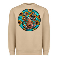 Mushroom horseshoe circle Heavyweight Sweatshirt - JahusDesignShop