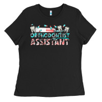 Black orthodontist assistant Ladies Tee - texasbilliewilder