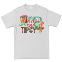 Dove Grey tanned and tipsy Premium Tee - texasbilliewilder