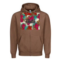 Chestnut faith Zipper Hoodie - NancyCooperArtShop