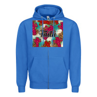 True Royal faith Zipper Hoodie - NancyCooperArtShop