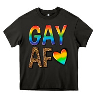 Asphalt gay af Heavy Core Tee - texasbilliewilder