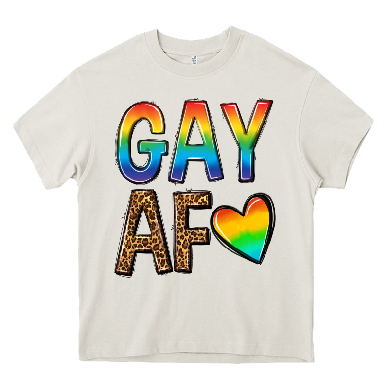 Gay Af Heavy Core Tee by texasbilliewilder | Teevron