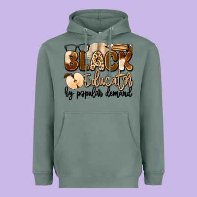 Black Educator By Popular Demand Heavyweight Hoodie Designed By Artiststas
