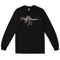 Black Spinosaurus Long Sleeve Tee - LillyAllenDesigns