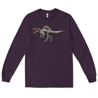 Plum Spinosaurus Long Sleeve Tee - LillyAllenDesigns