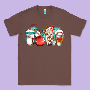 Baseball Coffee Cups Classic Tee Designed By Jasminsmagicworld