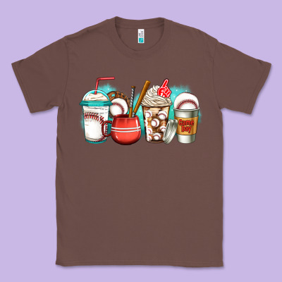Baseball Coffee Cups Classic Tee Designed By Jasminsmagicworld
