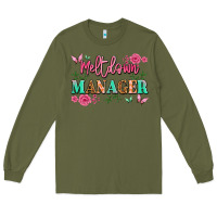 Army Green meltdown manager Long Sleeve Tee - JahusDesignShop