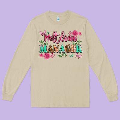 Meltdown Manager Long Sleeve Tee Designed By Jahusdesignshop