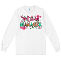 White meltdown manager Long Sleeve Tee - JahusDesignShop
