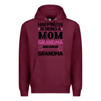 Burgundy Mom Grandma Premium Hoodie - Bettercallsaul