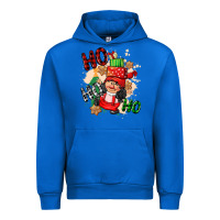 Cobalt ho ho ho girl gnome Urban Hoodie - CowGirlArtShop