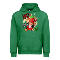 Emerald ho ho ho girl gnome Urban Hoodie - CowGirlArtShop