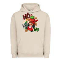 Pigment French Oak ho ho ho girl gnome Urban Hoodie - CowGirlArtShop