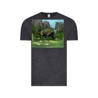 Vintage Black ankylosaurus tumbler Vintage Tee - Artiststas