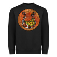 Black horseshoe circle Heavyweight Sweatshirt - JahusDesignShop