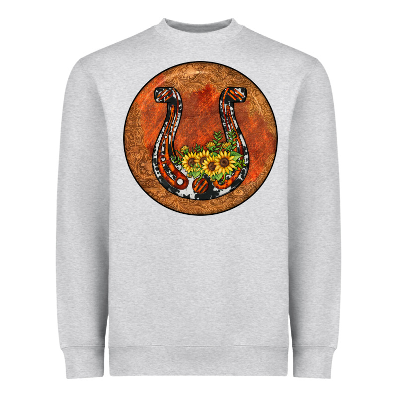 Horseshoe Circle Heavyweight Sweatshirt by JahusDesignShop | Teevron