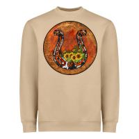 Mushroom horseshoe circle Heavyweight Sweatshirt - JahusDesignShop
