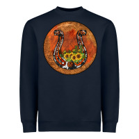 Navy horseshoe circle Heavyweight Sweatshirt - JahusDesignShop
