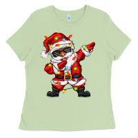Matcha afro dabbing santa Ladies Tee - Zillion Design Studio