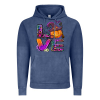 Vintage Denim halloween love Vintage Hoodie - AdoDesignShop