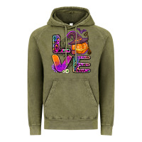 Vintage Olive halloween love Vintage Hoodie - AdoDesignShop