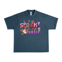 Midnight Navy spooky babe Urban Heavy Tee - AdoDesignShop
