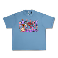 Pebble Blue spooky babe Urban Heavy Tee - AdoDesignShop