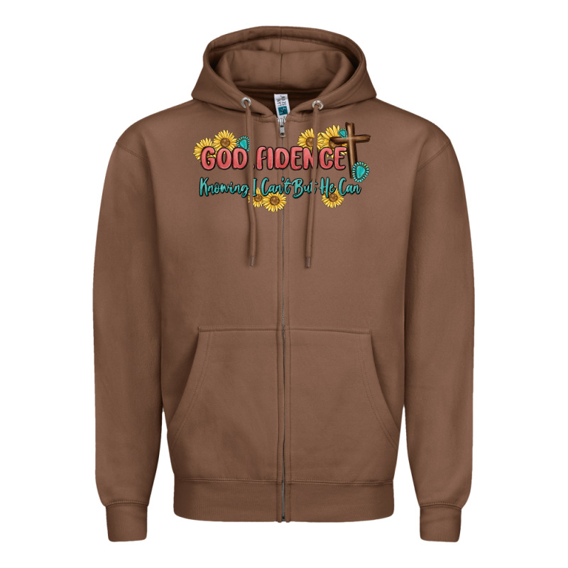 God Fidence Zipper Hoodie by MaliasSmallBusiness | Teevron