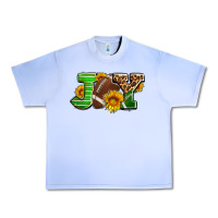 Grape Ice joy with football ball and sunflower ado Urban Heavy Tee - AdoDesignShop