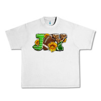 Lunar Rock joy with football ball and sunflower ado Urban Heavy Tee - AdoDesignShop